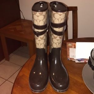 Coach Rain/Snow Boots